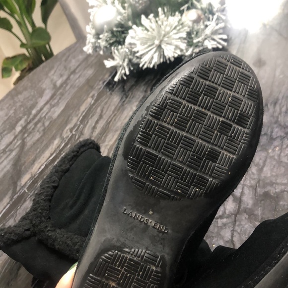Lands End nice winter shoes 🖤. Size 6.5 - Picture 5 of 5